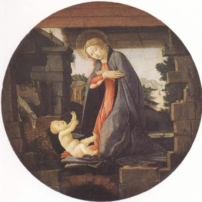  Madonna in Adoration of the Christ Child (mk36)